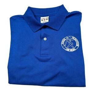 Polo Men's Large‎ Vintage Women's Basketball Blue Short Sleeve WNBA